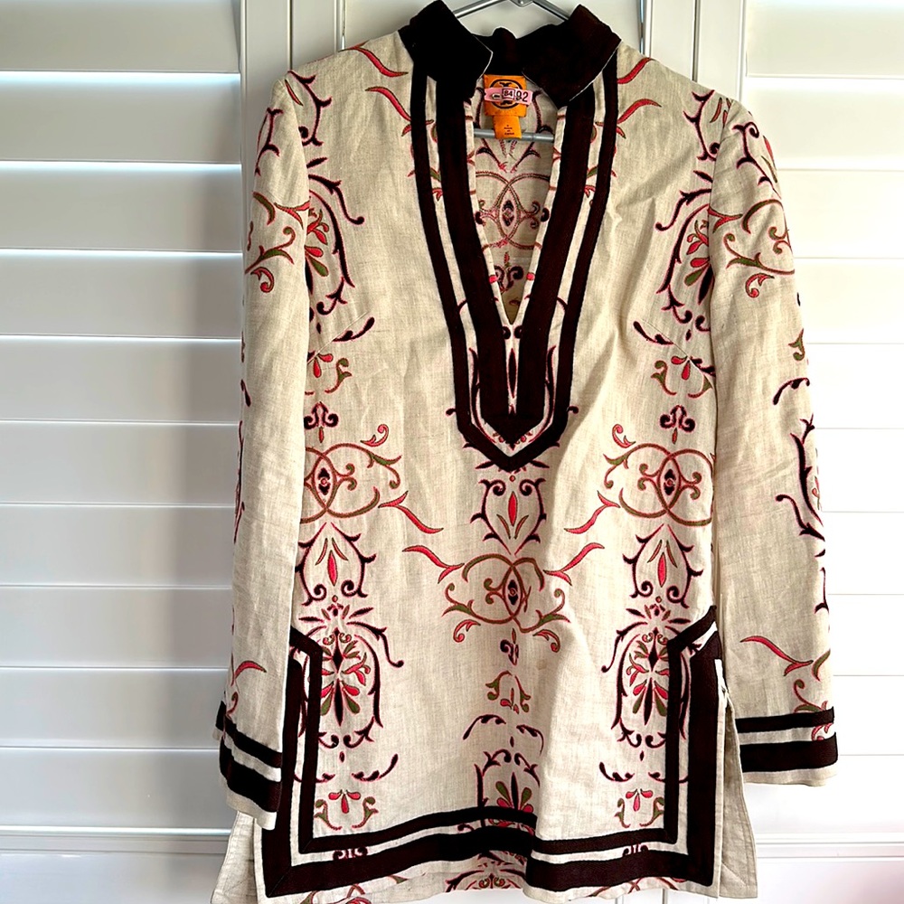 Tory Burch linen tunic
